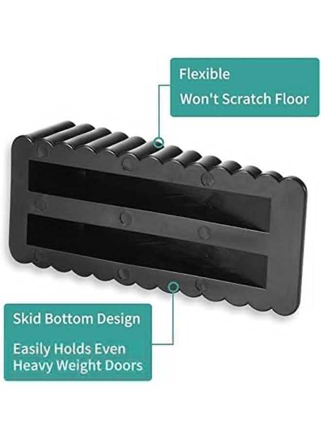 ChicAbode Share Door Stopper Rubber Door Wedge Stainless Steel and Rubber Heavy Duty Non-Scratching and Anti-Slip Doorstop - Image 3